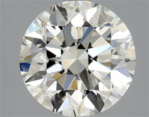 Picture of Natural Diamond 2.08 Carats, Round with Excellent Cut, J Color, SI1 Clarity and Certified by GIA