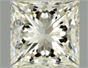 Natural Diamond 1.02 Carats, Princess with  Cut, N Color, VVS1 Clarity and Certified by GIA