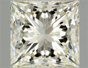Picture of Natural Diamond 1.02 Carats, Princess with  Cut, N Color, VVS1 Clarity and Certified by GIA