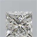 Natural Diamond 2.51 Carats, Princess with  Cut, J Color, VS1 Clarity and Certified by GIA