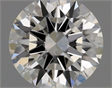 Natural Diamond 0.42 Carats, Round with Excellent Cut, G Color, IF Clarity and Certified by GIA