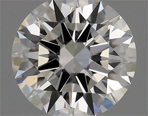 Foto Diamante Natural 0.42 quilates, Redondo , Color G, claridad IF y certificado GIA de