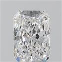 Natural Diamond 1.01 Carats, Radiant with  Cut, D Color, VS2 Clarity and Certified by GIA