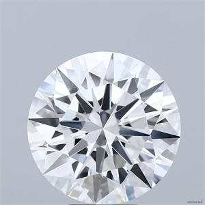Picture of Lab Grown Diamond 8.01 Carats, Round with Ideal Cut, E Color, VVS2 Clarity and Certified by IGI