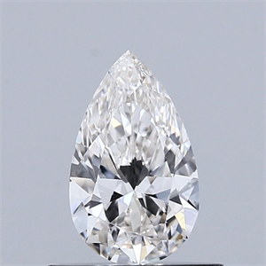Picture of Natural Diamond 0.50 Carats, Pear with  Cut, J Color, VVS1 Clarity and Certified by GIA