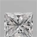 Natural Diamond 0.22 Carats, Princess with  Cut, D Color, VS1 Clarity and Certified by IGI
