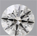 Natural Diamond 0.40 Carats, Round with Excellent Cut, I Color, SI2 Clarity and Certified by GIA