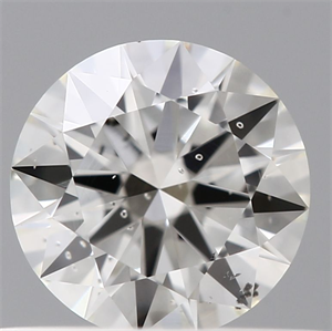 Picture of Natural Diamond 0.40 Carats, Round with Excellent Cut, I Color, SI2 Clarity and Certified by GIA