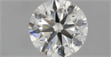 Natural Diamond 0.70 Carats, Round with Excellent Cut, H Color, VVS1 Clarity and Certified by IGI