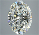 Diamante Natural 3.51 quilates, Ovalado , Color I, claridad SI2 y certificado GIA