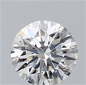 Diamante Natural 0.56 quilates, Redondo , Color E, claridad VVS2 y certificado GIA