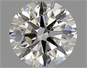 Natural Diamond 0.80 Carats, Round with Excellent Cut, K Color, SI1 Clarity and Certified by GIA