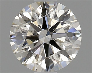 Picture of Natural Diamond 0.80 Carats, Round with Excellent Cut, K Color, SI1 Clarity and Certified by GIA