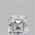 Diamante Natural 0.90 quilates, Asscher , Color D, claridad VVS2 y certificado GIA