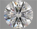 Lab Grown Diamond 5.09 Carats, Round with Ideal Cut, E Color, VS1 Clarity and Certified by IGI