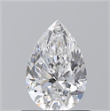 Natural Diamond 0.70 Carats, Pear with  Cut, E Color, VS1 Clarity and Certified by GIA