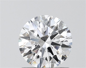 Picture of Lab Grown Diamond 1.01 Carats, Round with Ideal Cut, D Color, VVS1 Clarity and Certified by IGI
