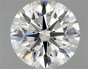 Picture of Natural Diamond 0.63 Carats, Round with Excellent Cut, I Color, SI1 Clarity and Certified by GIA