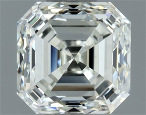 Picture of Natural Diamond 1.00 Carats, Asscher with  Cut, I Color, VVS2 Clarity and Certified by IGI