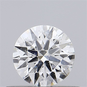 Picture of Natural Diamond 0.40 Carats, Round with Excellent Cut, H Color, SI2 Clarity and Certified by GIA
