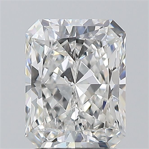 Foto Diamante Natural 1.50 quilates, Radiante , Color F, claridad SI2 y certificado GIA de