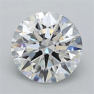 Picture of Lab Grown Diamond 2.42 Carats, Round with Ideal Cut, E Color, VS1 Clarity and Certified by IGI