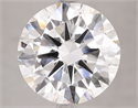 Lab Grown Diamond 5.00 Carats, Round with Excellent Cut, E Color, VVS2 Clarity and Certified by IGI
