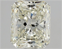 Natural Diamond 0.93 Carats, Radiant with  Cut, K Color, VVS2 Clarity and Certified by GIA