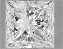 Diamante Natural 1.01 quilates, Princesa , Color H, claridad VS1 y certificado GIA