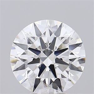 Picture of Lab Grown Diamond 5.09 Carats, Round with Ideal Cut, D Color, IF Clarity and Certified by IGI