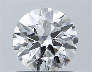 Picture of Natural Diamond 0.80 Carats, Round with Excellent Cut, F Color, SI2 Clarity and Certified by GIA