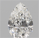 Diamante Natural 0.10 quilates, De pera , Color D, claridad VVS2 y certificado IGI