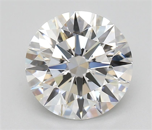 Picture of Lab Grown Diamond 2.05 Carats, Round with Ideal Cut, E Color, FL Clarity and Certified by IGI