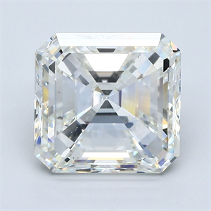 Picture of Natural Diamond 5.05 Carats, Asscher with  Cut, I Color, VS2 Clarity and Certified by GIA