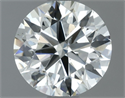 Diamante Natural 0.80 quilates, Redondo , Color J, claridad SI1 y certificado IGI