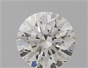 Diamante Natural 0.41 quilates, Redondo , Color D, claridad IF y certificado GIA