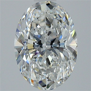 Picture of Natural Diamond 2.00 Carats, Oval with  Cut, G Color, SI1 Clarity and Certified by GIA