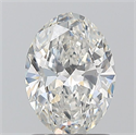 Diamante Natural 1.20 quilates, Ovalado , Color G, claridad SI1 y certificado GIA
