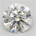 Diamante Natural 0.70 quilates, Redondo , Color J, claridad IF y certificado GIA