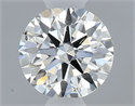 Natural Diamond 0.40 Carats, Round with Excellent Cut, H Color, SI2 Clarity and Certified by GIA