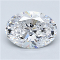 Diamante Natural 2.72 quilates, Ovalado , Color D, claridad VVS2 y certificado GIA