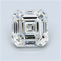 Diamante Natural 2.01 quilates, Asscher , Color I, claridad VS2 y certificado GIA