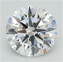 Del inventario de diamantes de laboratorio, 2.15 quilates, Redondo , Color E, claridad VS2 y certificado GIA