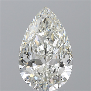 Foto Diamante Natural 3.03 quilates, De pera , Color H, claridad VS2 y certificado GIA de