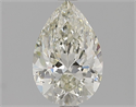 Natural Diamond 1.50 Carats, Pear with  Cut, K Color, VVS2 Clarity and Certified by GIA