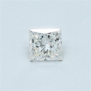 Picture of Natural Diamond 0.28 Carats, Princess with  Cut, F Color, VS2 Clarity and Certified by GIA