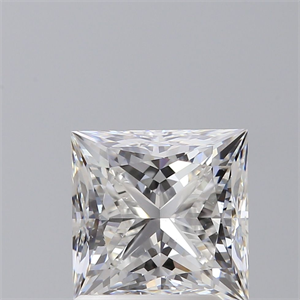 Picture of Natural Diamond 2.00 Carats, Princess with  Cut, F Color, VS2 Clarity and Certified by GIA