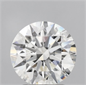 Del inventario de diamantes de laboratorio, 2.06 quilates, Redondo , Color E, claridad VVS2 y certificado IGI