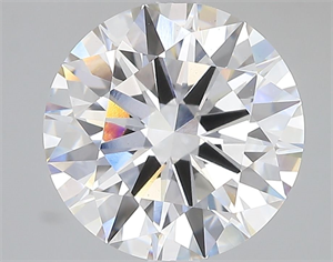 Picture of Lab Grown Diamond 4.06 Carats, Round with Ideal Cut, E Color, VS1 Clarity and Certified by IGI