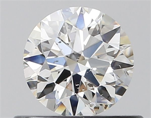Picture of Natural Diamond 0.50 Carats, Round with Very Good Cut, E Color, SI2 Clarity and Certified by GIA